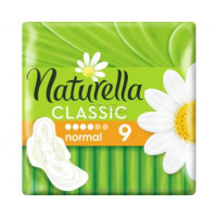 NATURELLA  Прокладки Classic 9шт с крылышками нормал/24