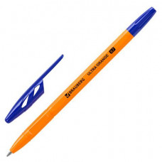 Ручка шарик. Синяя Brauberg ULTRA ORANGE узел 0,7мм/50