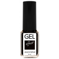 JM Лак д/ногтей 6мл GEL Effect 281 черное золото/24