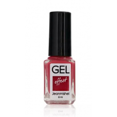 JM Лак д/ногтей 6мл GEL Effect 351 розово-красный матовый/24