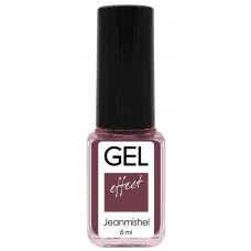 JM Лак д/ногтей 6мл GEL Effect 357 малиновый матовый/24