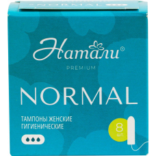 Натали PREMIUM тампоны нормал 8шт /48  арт. ТНП-8