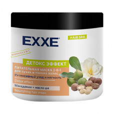 EXXE  Маска д/волос 2в1 Детокс эффект питание д/сухих волос 500мл/8
