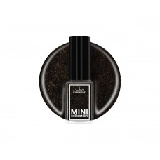 JM Лак д/ногтей 6мл MINI 276 черный искрящ/24