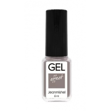 JM Лак д/ногтей 6мл GEL Effect 358 светло-серый матовый/24