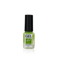 JM Лак д/ногтей 6мл GEL Effect 361 ярко-лаймовый матовый/24