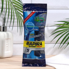 Rapira Станок RAPIRA SPRINT Plus 5шт 2-х лезв.увл.полоса/24