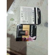 DURACELL Батарейки крона 6F22 блистер /12