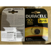DURACELL Батарейки CR-2016 1шт (таблетка) на блистере/20
