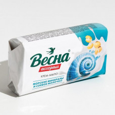 Весна м/т-крем 90гр Морские минералы-Соевое молочко/6/72
