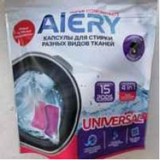 AIERY Капсулы д/стирки 15*15гр Universal Дой Пак/20 (Аналог Ариэль)