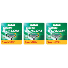 Жиллет Кассеты SLALOM  5шт зеленые Германия/5