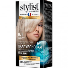 STYLIST COLOR PRO Краска д/волос 9.1 Пепельный блонд 115мл/17 АКЦИЯ