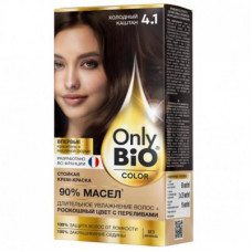 ONLY BIO COLOR Краска д/волос  4.1 Холодный каштан 115мл/15