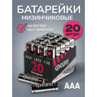 ФАZА Батарейки алкалин LR03 Alkaline блок 20шт/6