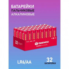 DAEWOO Батарейки алкалин LR06 Energy блок  32шт