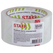 Скотч широкий STAFF CLASSIC 50мм*66м прозр. 40мкр /блок 6шт/72 Кратно блоку