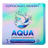 Презервативы Гороскоп любви АКВА Ультратонкие 3шт/24  АКЦИЯ!!!