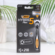 BIC Станок муж Hybrid 5 Flex 5 лезвий+2 смен.кассеты/10