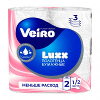 Veiro LUXХ Полотенца бумажные  3сл  2рул/12