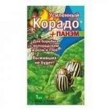 КОРАДО+ПАНЭМ Усиленный эффект препарат д/защ. от колорад.жука, тли, трипсов 1мл+2мл/160