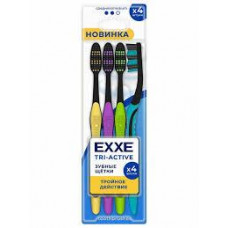 EXXE З/щ  Набор 4шт TRI-ACTIVE МУЛЬТИПАК средняя/72