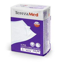 TerezaMed Пеленки одноразовые Super 60x90  5шт/24
