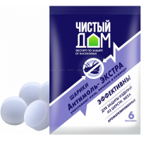 Чистый Дом Антимоль 40г Шарики/50